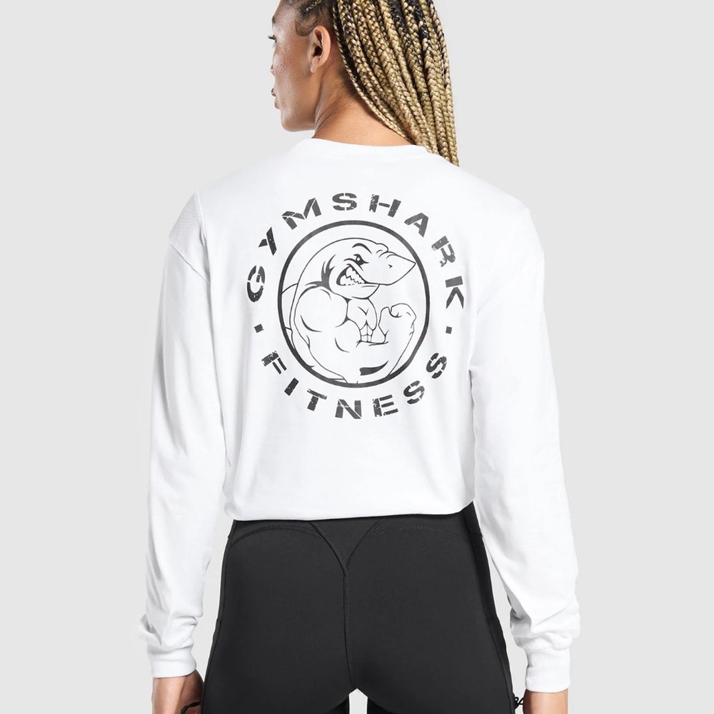 Women’s Gymshark Oversized Legacy Long Sleeve TShirt XXL